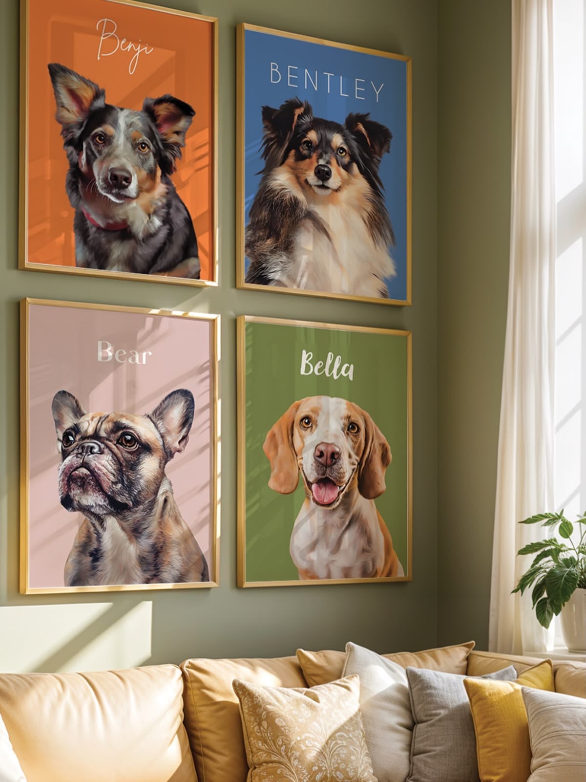Retrato Personalizado de tu Mascota