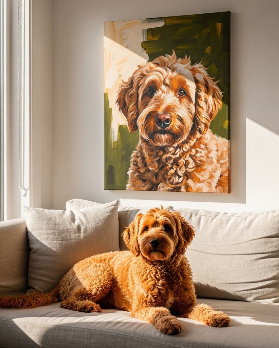 Retrato Personalizado de tu Mascota